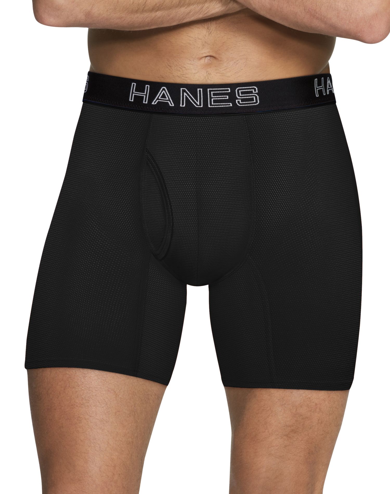 Hanes Mens Ultimate® Comfort Flex Fit® Ultra Lightweight Breathable Mesh  Boxer Briefs Assorted Colors 4-Pack