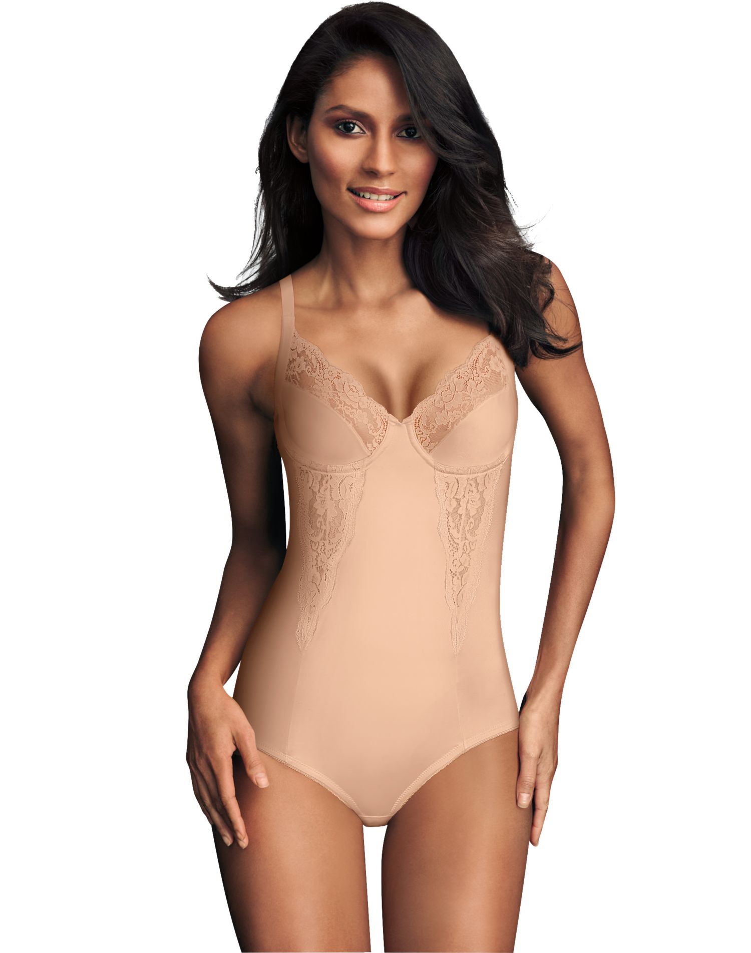 Flexees By Maidenform Womens Body Shaper With Built-In Bra & Anti-Static -  Apparel Direct Distributor
